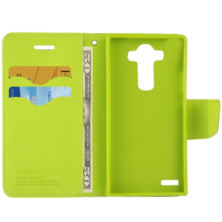 Cross Texture Horizontal Flip Color Matching Leather Case with Card Slots & Wallet & Holder for LG G4