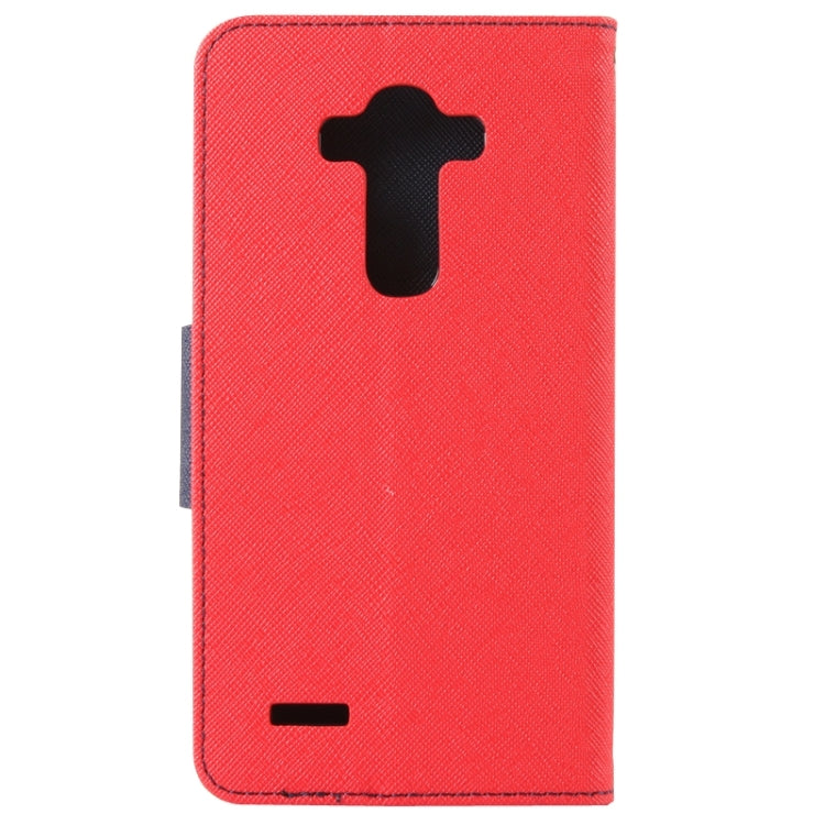 Cross Texture Horizontal Flip Color Matching Leather Case with Card Slots & Wallet & Holder for LG G4