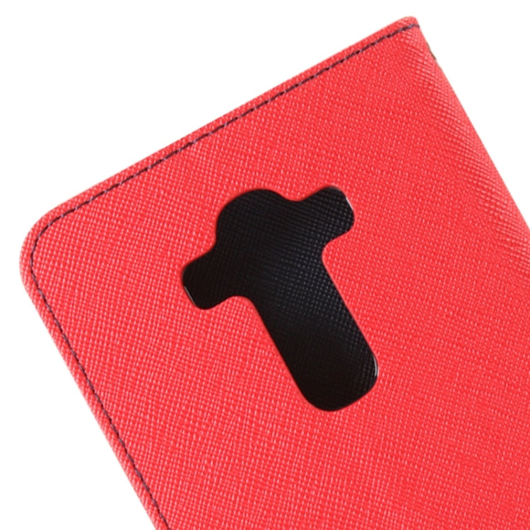 Cross Texture Horizontal Flip Color Matching Leather Case with Card Slots & Wallet & Holder for LG G4