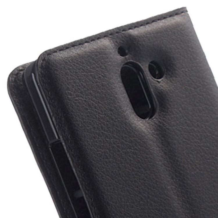 Litchi Texture Horizontal Flip Leather Case with Card Slots & Wallet & Holder for Huawei Ascend G628