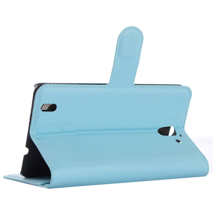 Litchi Texture Horizontal Flip Leather Case with Card Slots & Wallet & Holder for Huawei Ascend G628