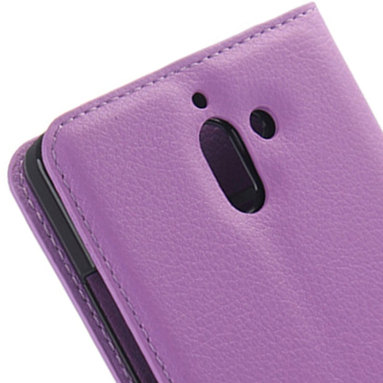 Litchi Texture Horizontal Flip Leather Case with Card Slots & Wallet & Holder for Huawei Ascend G628