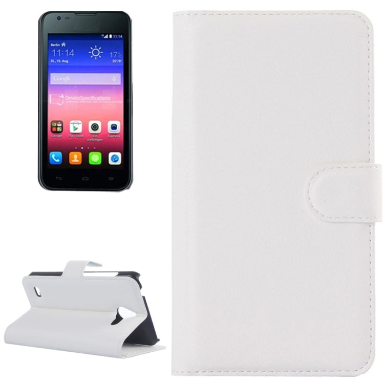 Litchi Texture Horizontal Flip Leather Case with Card Slots & Wallet & Holder for Huawei Ascend Y550