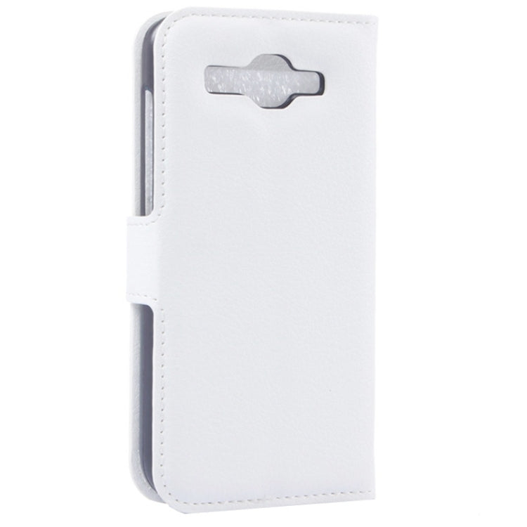 Lichee Texture Leather Case with Holder & Card Slots & Wallet for Huawei Ascend Y520