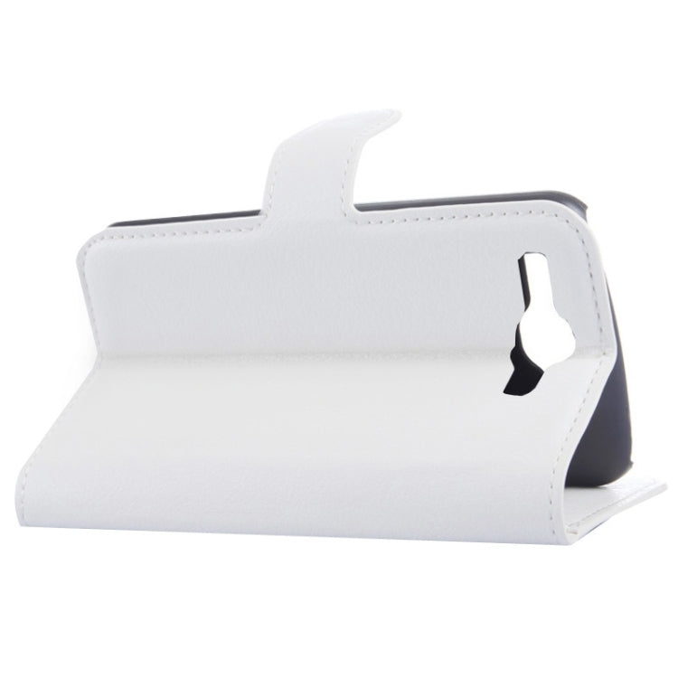 Lichee Texture Leather Case with Holder & Card Slots & Wallet for Huawei Ascend Y520