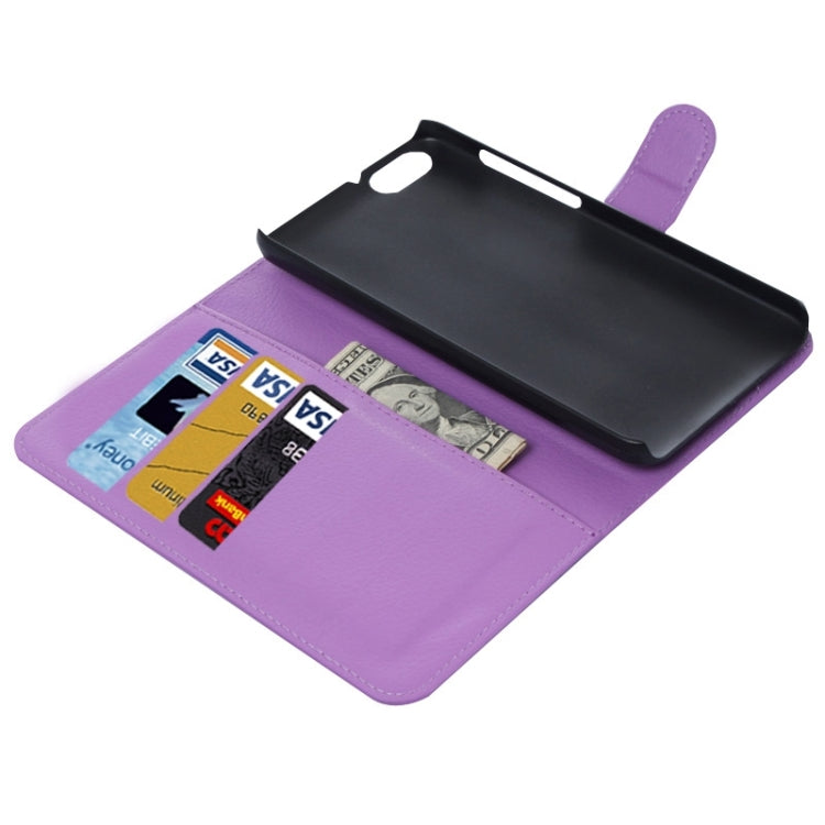 Litchi Texture Leather Case with Holder & Card Slots & Wallet for Huawei Honor 4X Play