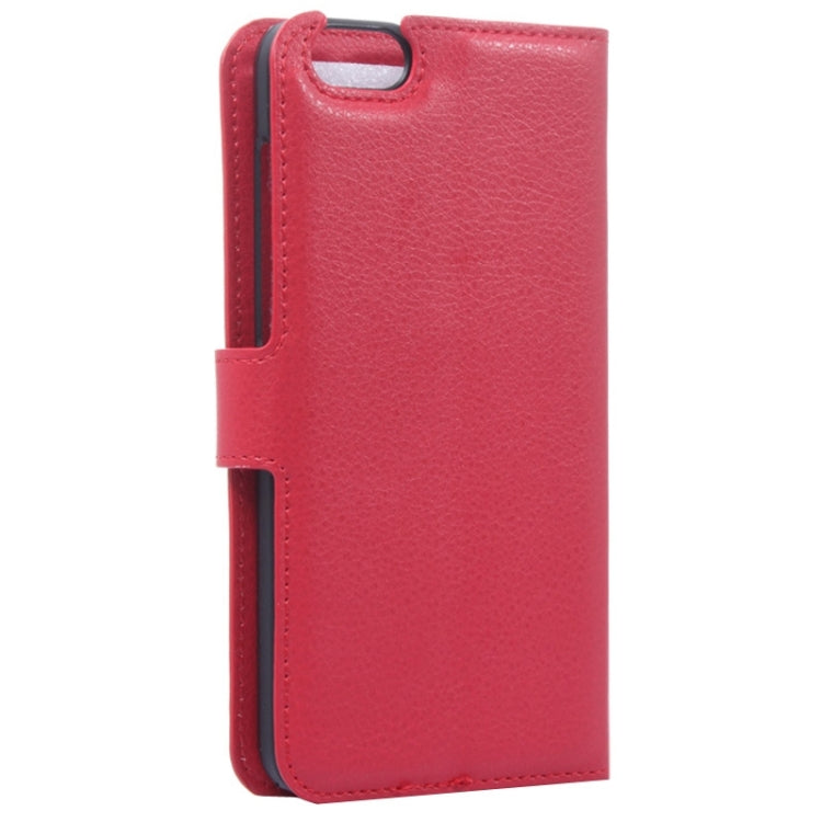 Litchi Texture Leather Case with Holder & Card Slots & Wallet for Huawei Honor 4X Play