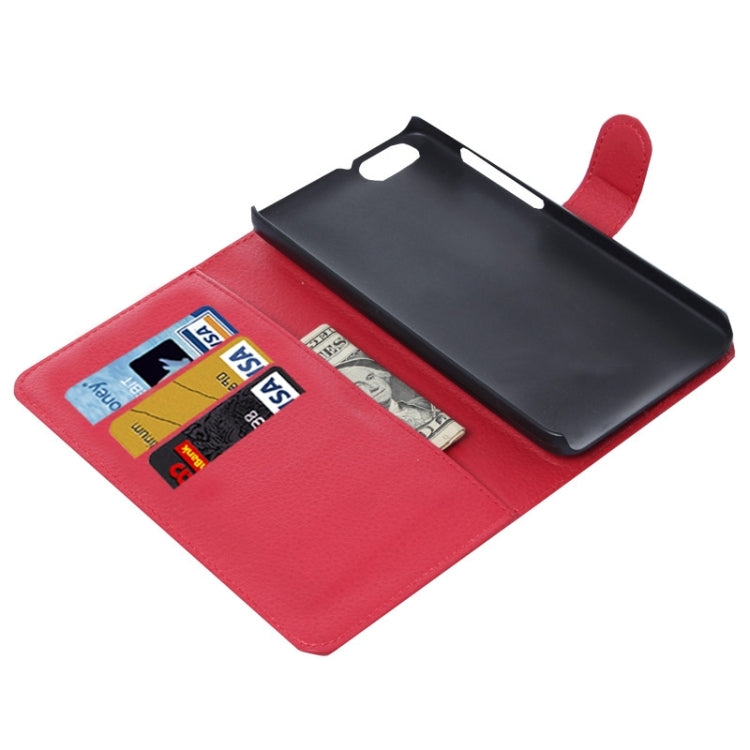 Litchi Texture Leather Case with Holder & Card Slots & Wallet for Huawei Honor 4X Play