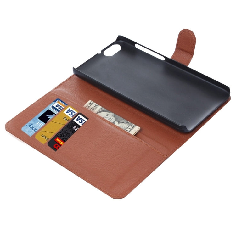 Litchi Texture Leather Case with Holder & Card Slots & Wallet for Huawei Honor 4X Play