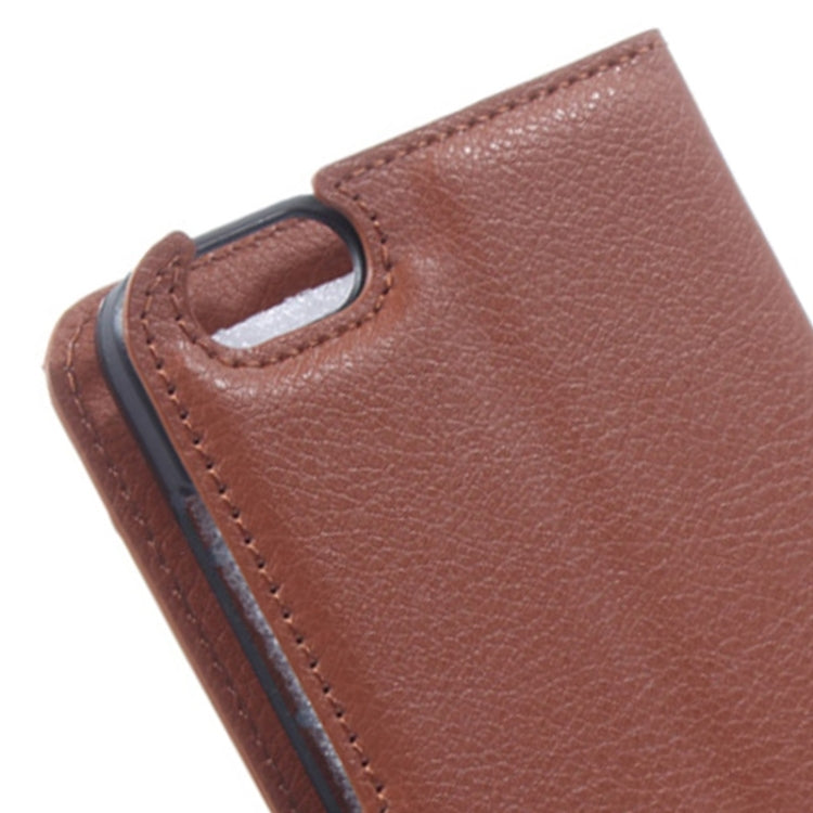 Litchi Texture Leather Case with Holder & Card Slots & Wallet for Huawei Honor 4X Play