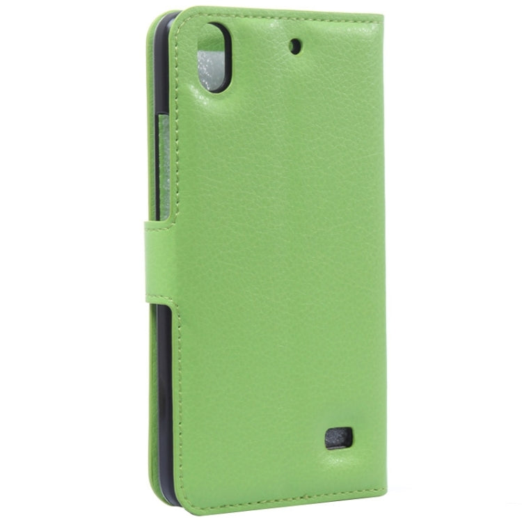 Litchi Texture Leather Case with Holder & Card Slots & Wallet for Huawei Honor 4 Play / Ascend G620s