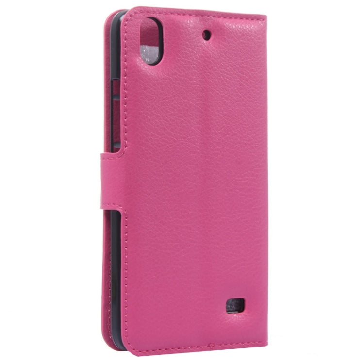 Litchi Texture Leather Case with Holder & Card Slots & Wallet for Huawei Honor 4 Play / Ascend G620s
