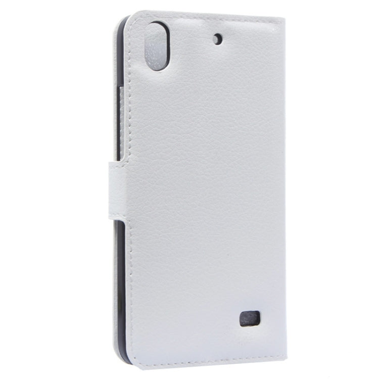 Litchi Texture Leather Case with Holder & Card Slots & Wallet for Huawei Honor 4 Play / Ascend G620s