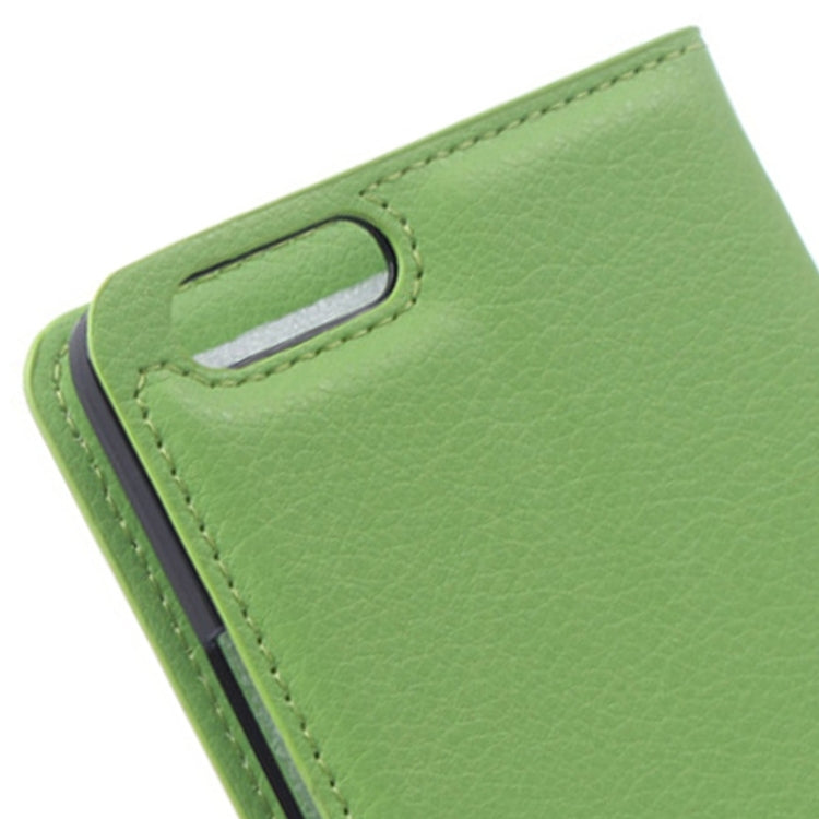 Litchi Texture Leather Case with Holder & Card Slots & Wallet for Huawei Honor 6 Plus