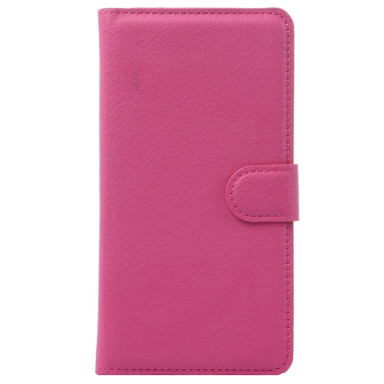 Litchi Texture Leather Case with Holder & Card Slots & Wallet for Huawei Honor 6 Plus
