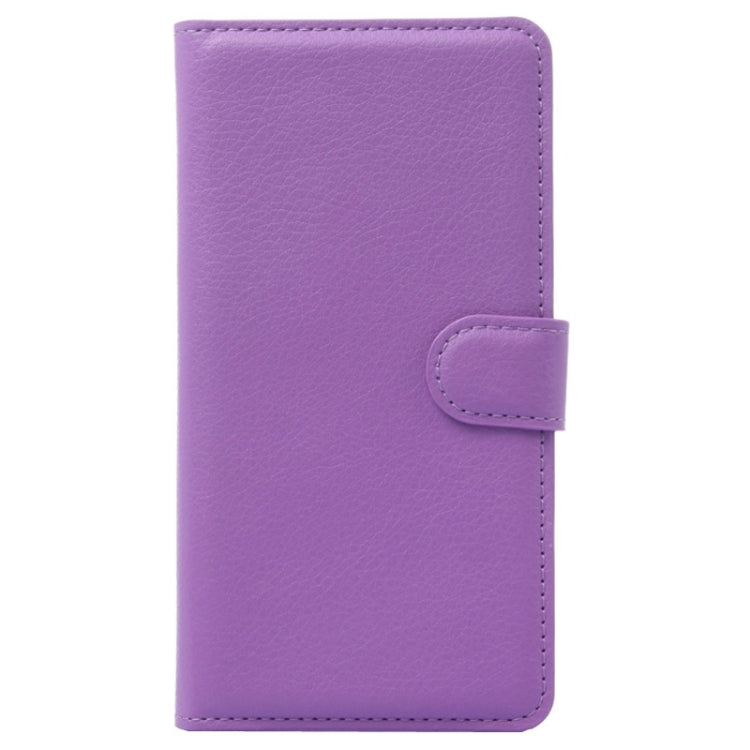 Litchi Texture Leather Case with Holder & Card Slots & Wallet for Huawei Honor 6 Plus