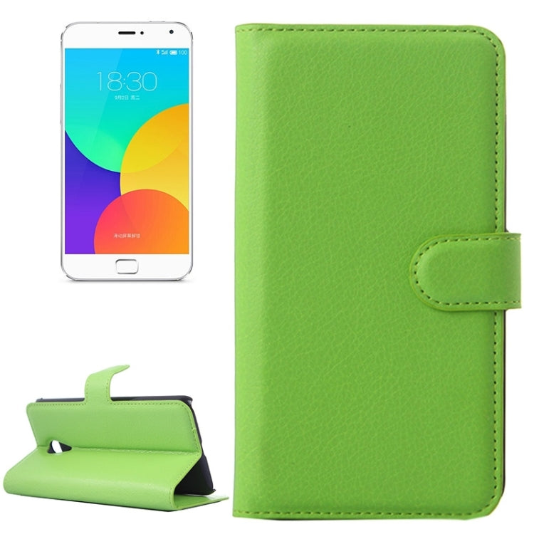 Lichee Texture Leather Case with Holder & Card Slots & Wallet for Meizu MX 4 Pro