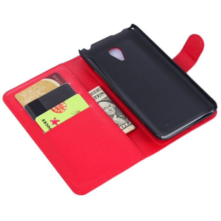 Lichee Texture Leather Case with Holder & Card Slots & Wallet for Meizu MX 4 Pro