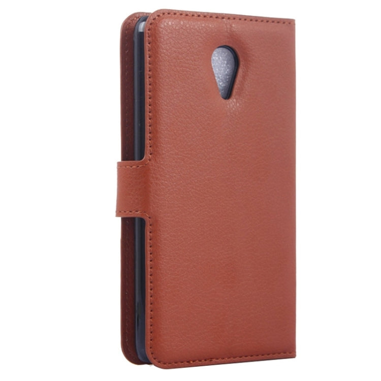 Lichee Texture Leather Case with Holder & Card Slots & Wallet for Meizu MX 4 Pro