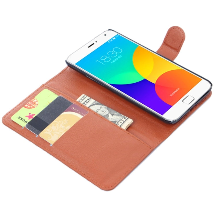 Lichee Texture Leather Case with Holder & Card Slots & Wallet for Meizu MX 4 Pro