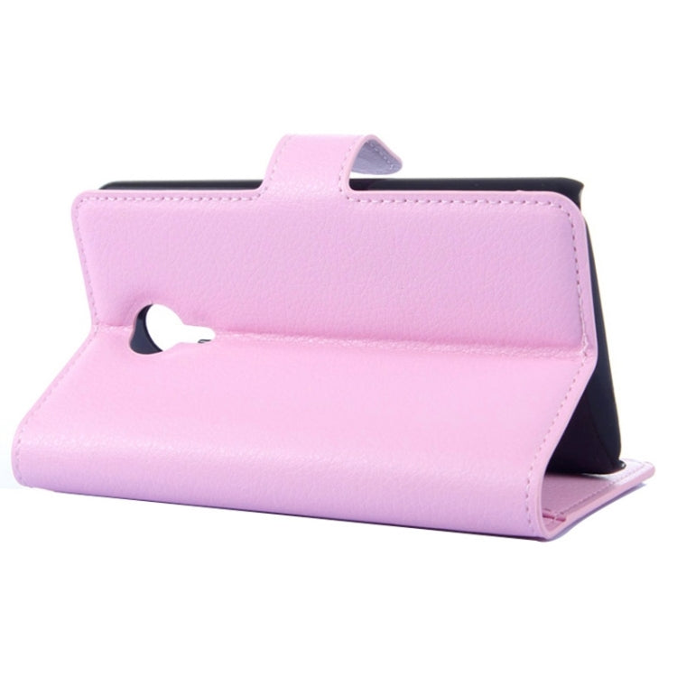 Lichee Texture Leather Case with Holder & Card Slots & Wallet for Meizu MX 4