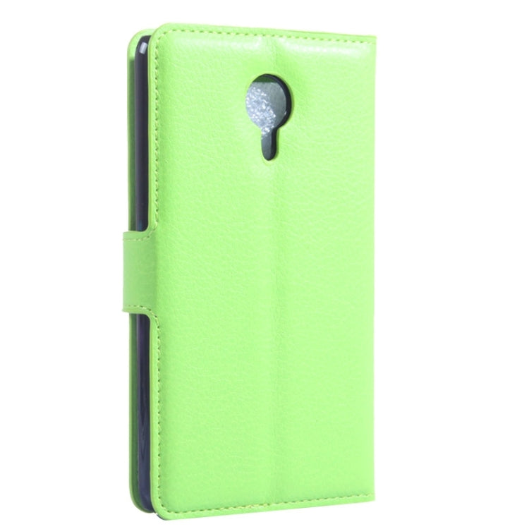 Lichee Texture Leather Case with Holder & Card Slots & Wallet for Meizu MX 4
