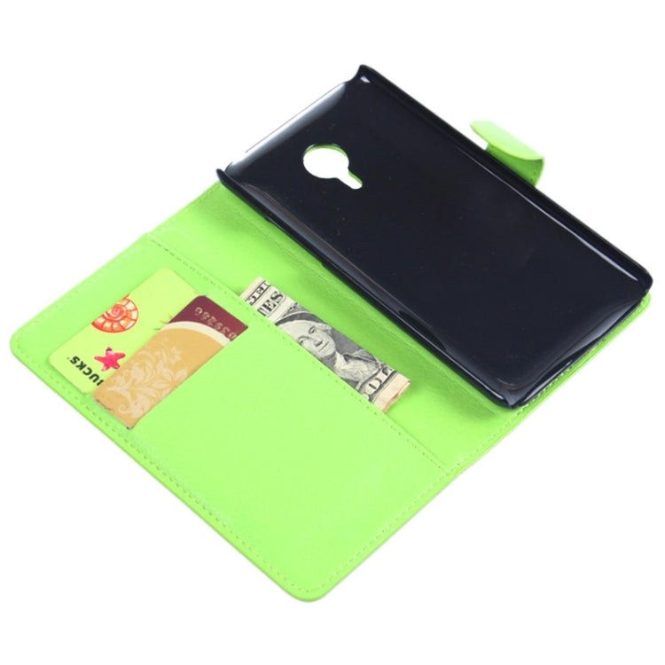 Lichee Texture Leather Case with Holder & Card Slots & Wallet for Meizu MX 4