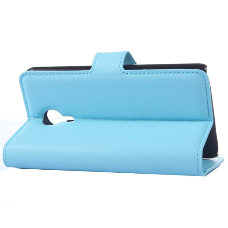 Lichee Texture Leather Case with Holder & Card Slots & Wallet for Meizu MX 4