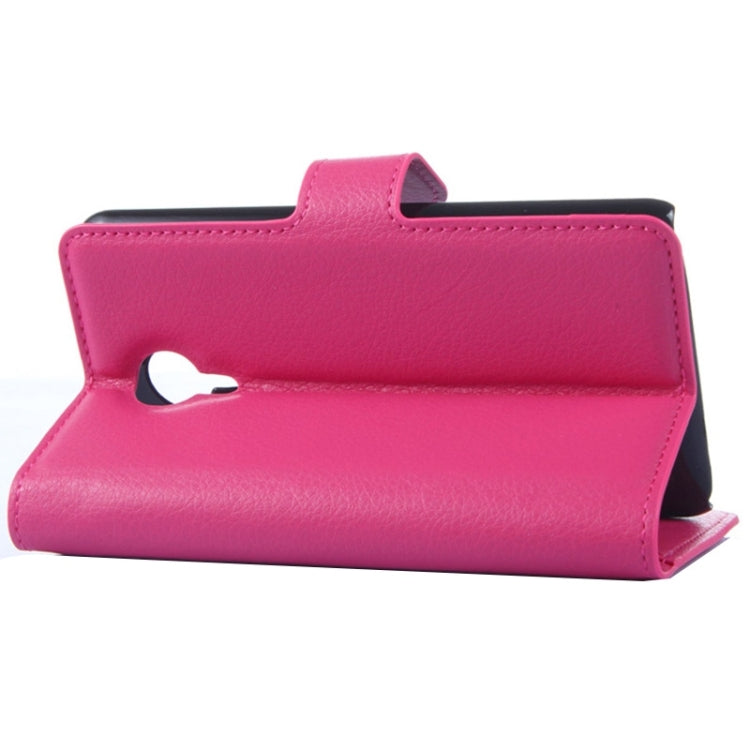 Lichee Texture Leather Case with Holder & Card Slots & Wallet for Meizu MX 4