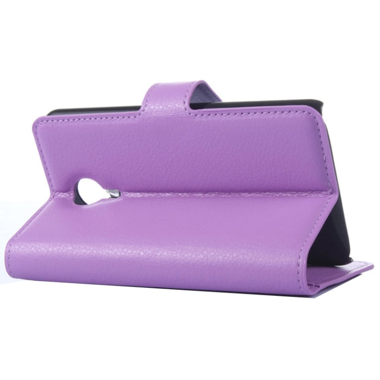 Lichee Texture Leather Case with Holder & Card Slots & Wallet for Meizu MX 4