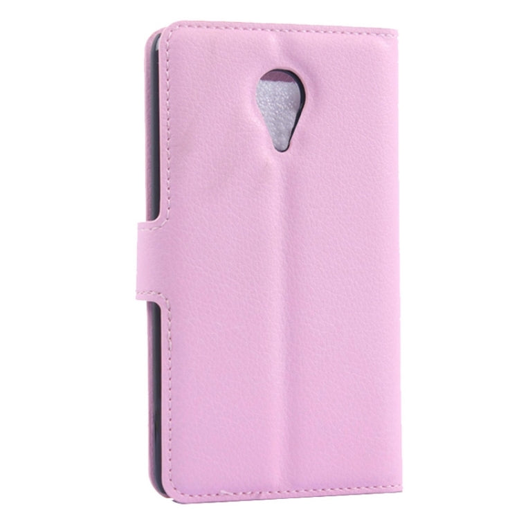 Lichee Texture Leather Case with Holder & Card Slots & Wallet for Meizu M1 Note