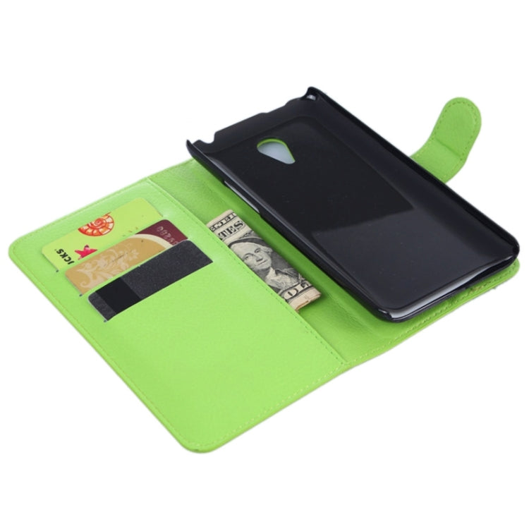 Lichee Texture Leather Case with Holder & Card Slots & Wallet for Meizu M1 Note