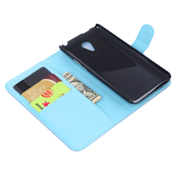 Lichee Texture Leather Case with Holder & Card Slots & Wallet for Meizu M1 Note