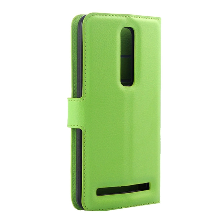 5.5 Inch Litchi Texture Leather Case with Holder & Card Slots & Wallet for Asus ZenFone 2