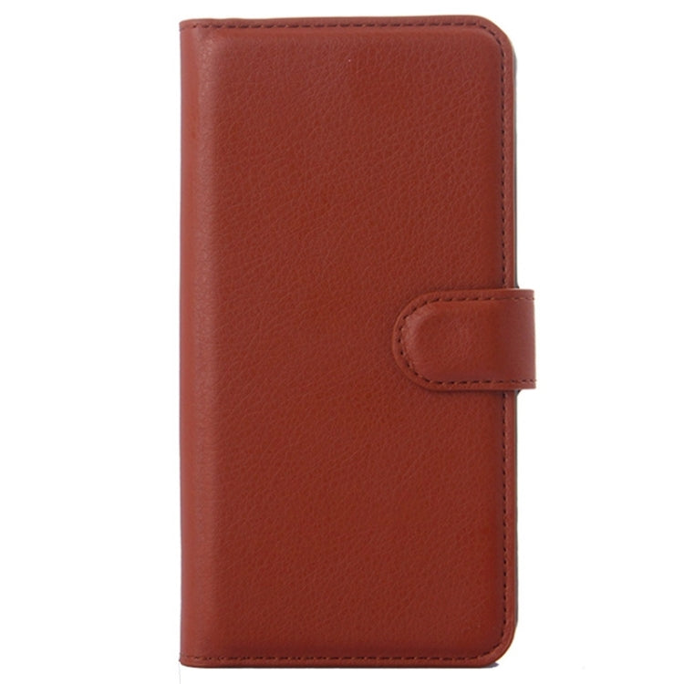 5.5 Inch Litchi Texture Leather Case with Holder & Card Slots & Wallet for Asus ZenFone 2