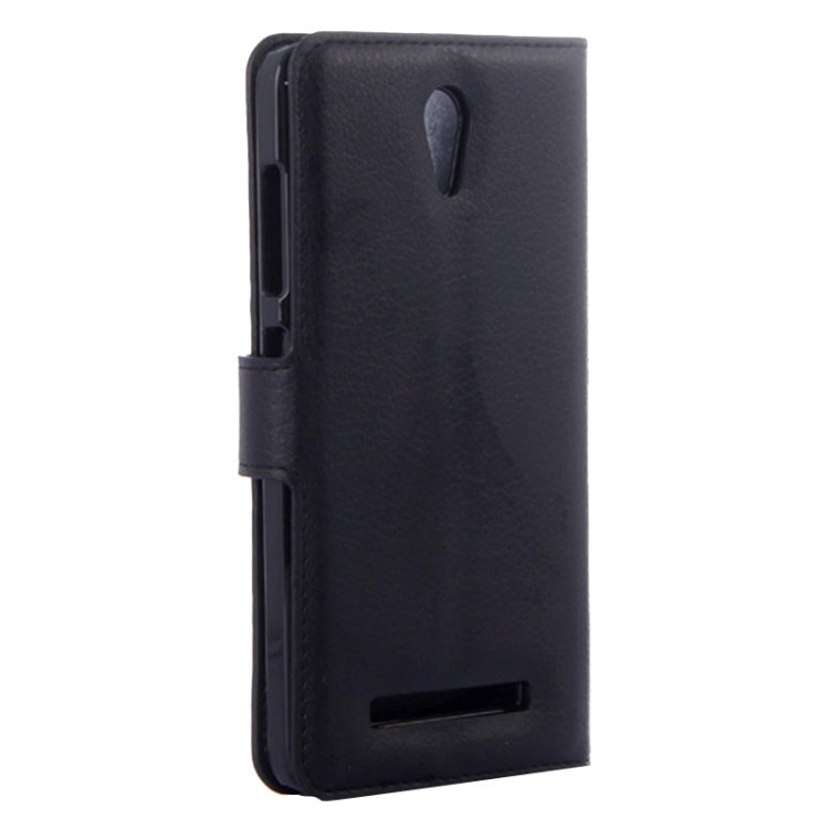 Lichee Texture Leather Case with Holder & Card Slots & Wallet for Asus X002 / X003