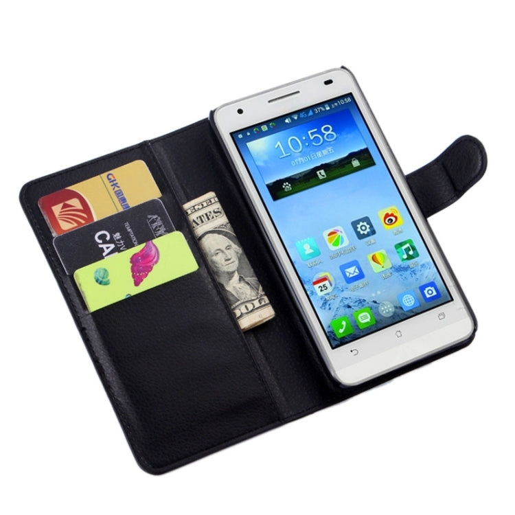 Lichee Texture Leather Case with Holder & Card Slots & Wallet for Asus X002 / X003