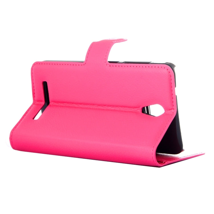 Lichee Texture Leather Case with Holder & Card Slots & Wallet for Asus X002 / X003