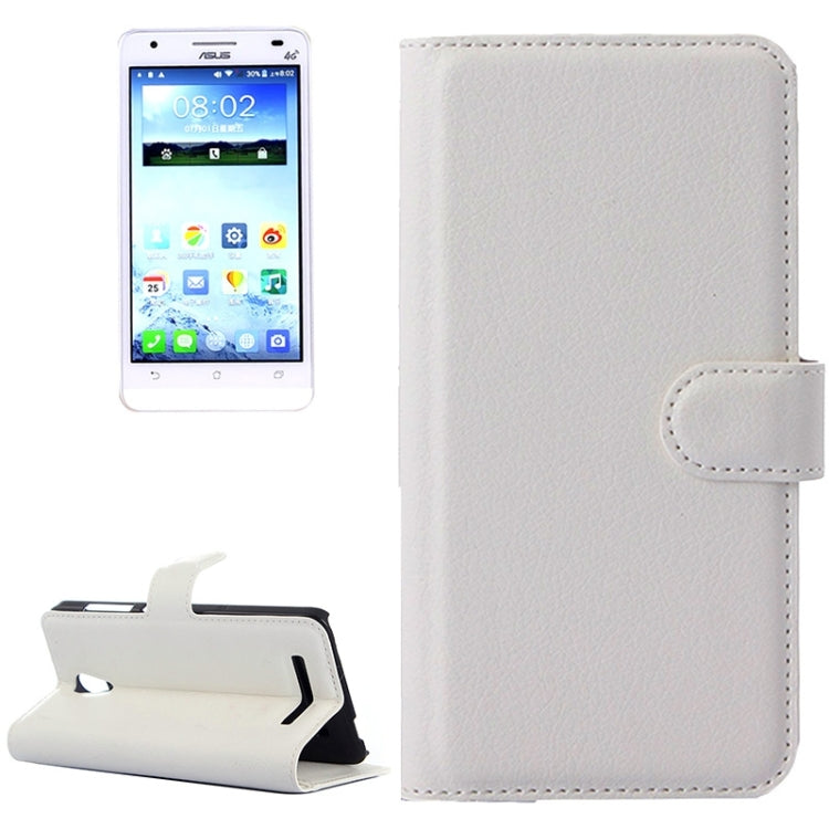 Lichee Texture Leather Case with Holder & Card Slots & Wallet for Asus X002 / X003