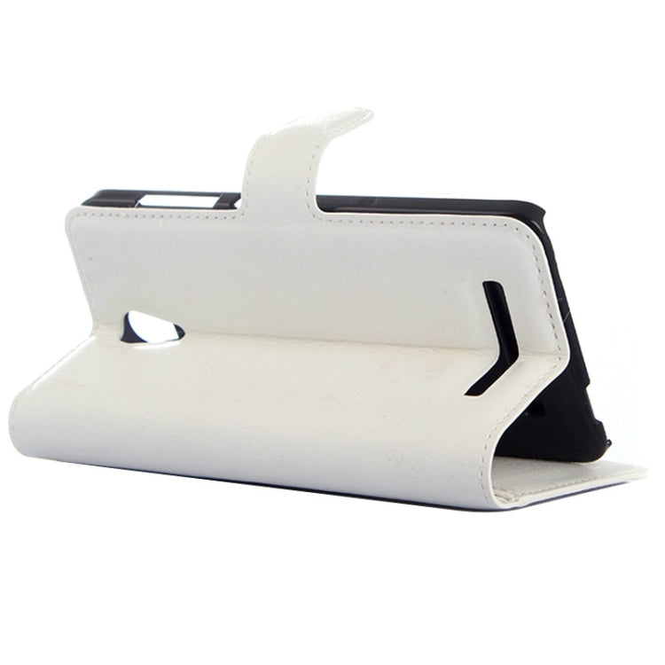 Lichee Texture Leather Case with Holder & Card Slots & Wallet for Asus X002 / X003