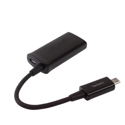 Micro USB MHL to HDMI AF Cable for Galaxy S5 / S III/ i9300 / S IV / i9500, Galaxy Note III / N9000 / Note II / N7100, Support 1080P Full HD Output (Length: 10cm)(Black)