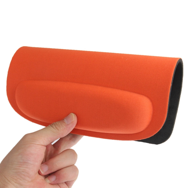 Cloth Wrist Rest Mouse Pad (Orange)