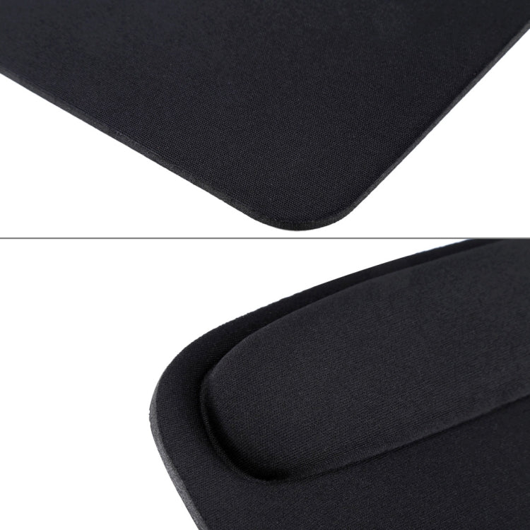Cloth Wrist Rest Mouse Pad(Black)