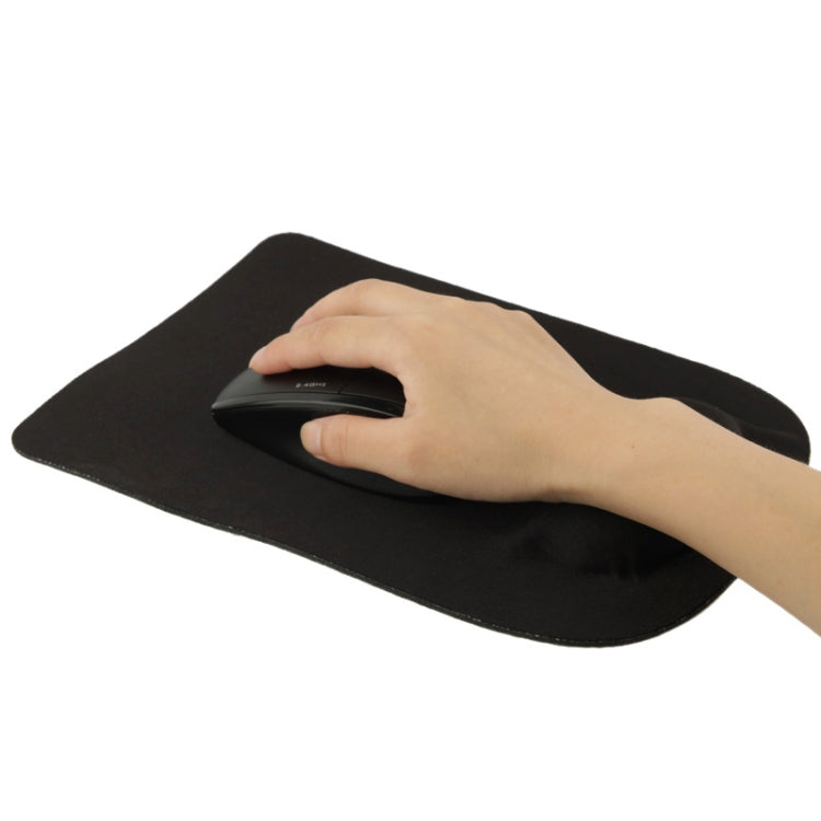 Ultra Slim Rubber & Cloth Sponge Wrist Supporter Mouse Pad
