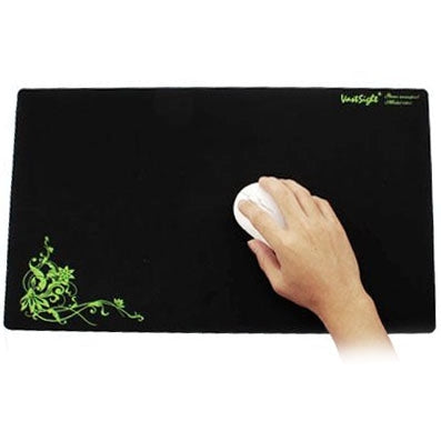 Large Natural Rubber Game Mouse Pad, Size: 50x30cm(Black)