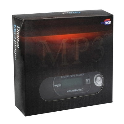 4GB MP3 Player with LCD Screen, Support FM Radio, Work with AAA battery, Use as USB Flash Disk(Black)