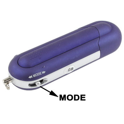 4GB MP3 Player with LCD Screen, Support FM Radio, Work with AAA battery, Use as USB Flash Disk(Blue)