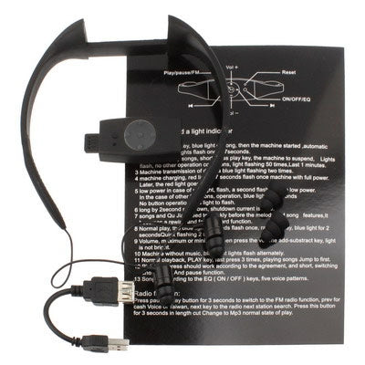 4GB Waterproof IPX8 Sport MP3 Player with FM Radio function