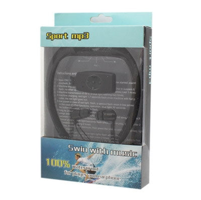 4GB Waterproof IPX8 Sport MP3 Player with FM Radio function