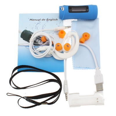 4GB Waterproof IPX8 MP3 Player with FM Radio function